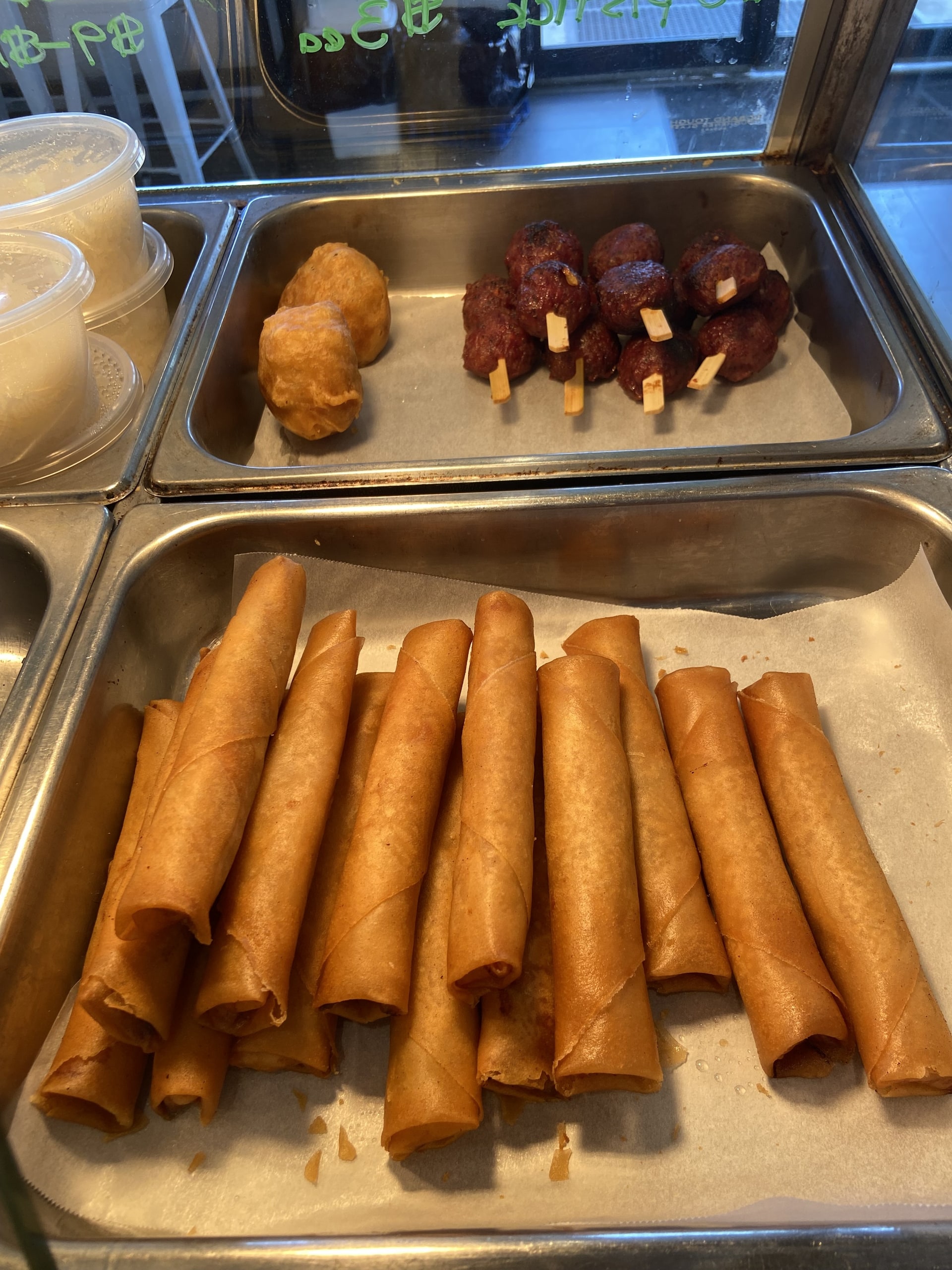 Fresh rolls from Asian Tucker.