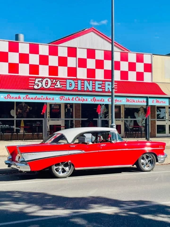 Barossa 50's Diner — The diner — red car out front