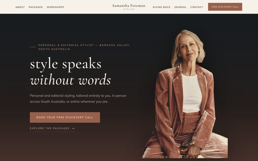Samantha Foreman Stylist — The homepage